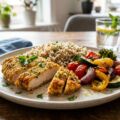 Escalope de poulet panée maison recette protéinée des sportifs