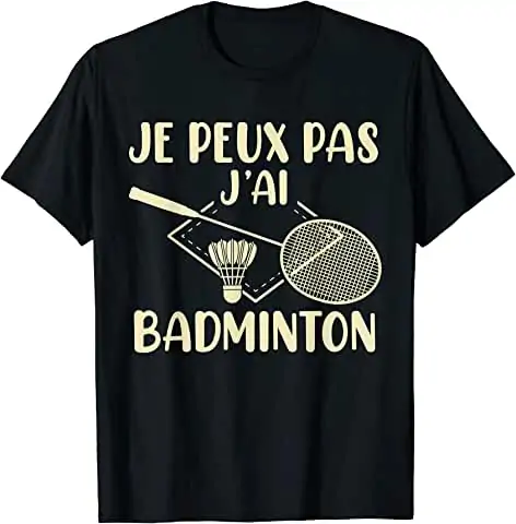 tee-shirt badminton